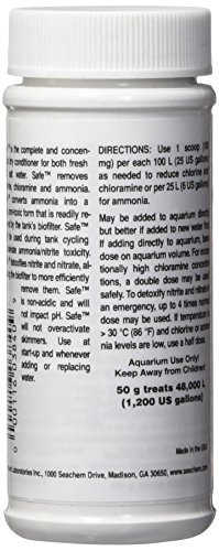 Seachem Acondicionador de Agua Safe 50 g