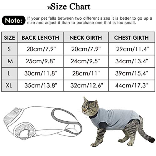 SELMAI Traje de Recuperación Quirúrgica para Gato y Perros de Mascota Camiseta de Médico para Cirugía Conos E Alternativos para Enfermedades De La Piel Heridas Anti Lamiendo, Rosado M