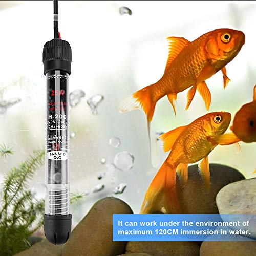 Semme 25W / 50W / 100W / 200W / 300W 220V Acuario Sumergible Fish Tank Calentador de Agua automático Enchufe de la UE(25W(220V))