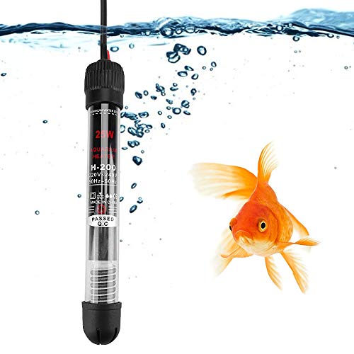 Semme 25W / 50W / 100W / 200W / 300W 220V Acuario Sumergible Fish Tank Calentador de Agua automático Enchufe de la UE(25W(220V))