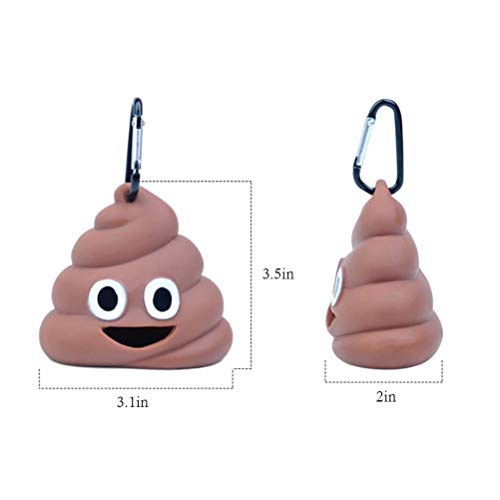 Separador de bolsas de basura Phayee Poop, bolsa para excrementos de perros, biodegradable con dispensador de bolsa, a prueba de fugas, sin aroma, extra gruesa y grande, fácil de arrancar