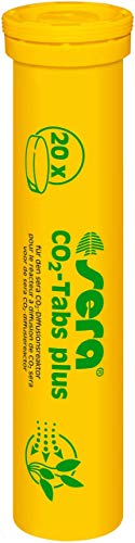 Sera 08040 Pastillas de CO2 Plus (20 Pastillas de CO2) Adecuado CO2-Start o el Set de Cuidado de Plantas