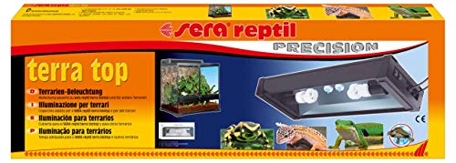 Sera Reptil Terra Top una lámpara de Repuesto con Dos Cables de alimentación para el Control Separado de la iluminación Diurna y Nocturna, Ideal para Terra Biotop 60 Terrario