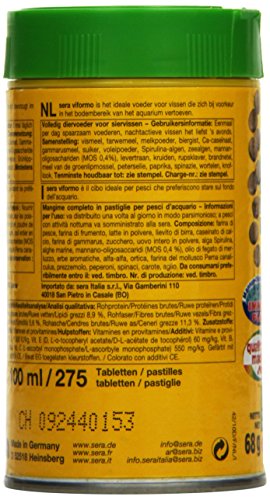 Sera Viformo - Alimento en pastillas para peces de fondo (100 ml)