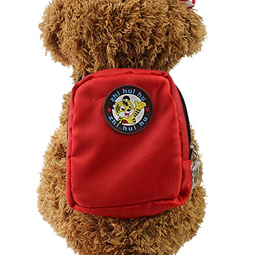 shuxuanltd Bolso para Perro Mochila Perro Perro Mochila Perro Mochila Arnés de Perro Bolsa Perro Accesorios Bolsa de Viaje Perro Accesorios de Viaje Red,l