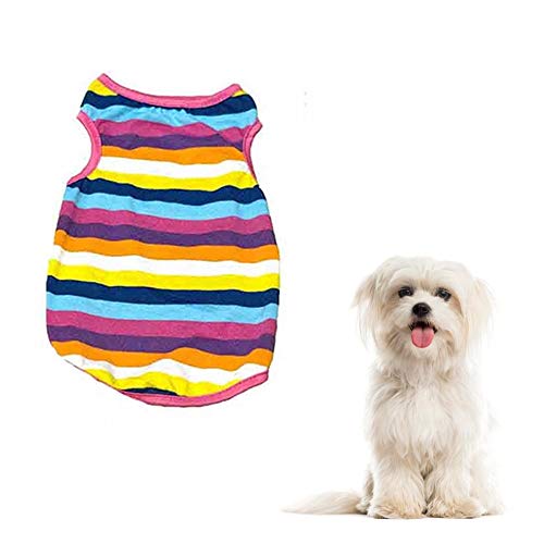 shuxuanltd Chaleco Perro Verano Ropa para Gatos Verano Gatito Ropa Cómodo Ropa para Mascotas Bulldog Francés Ropa Ropa de Perro Ropa para Mascotas Ropa 1,M