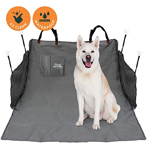 Simply Natural Protector de Maletero Protector de Maletero Impermeable 185x105 cm para Perros y Mascotas con Cierres Flexibles Ajustables Que lo Hacen Muy Seguro