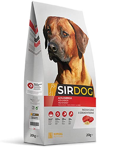 SIRDOG Pienso para Perros 20kg de Alta Energía de Fácil Digestión