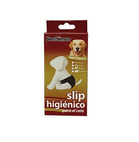 Slip anatómico / braguita higiénica para perras (para el celo) TALLA M 28 a 40 cm