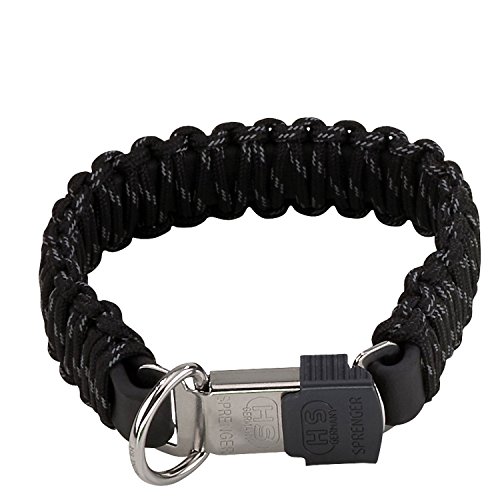 Sprenger 5934006071 Collar Paracaidista Negro con Cierre Lock