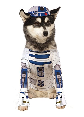 Star Wars - Disfraz de R2-D2 para mascota, Talla S perro (Rubie's 888249-S)