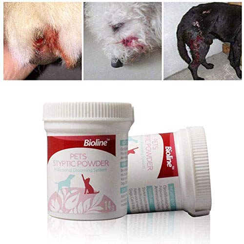 Sue-Supply Las Mascotas Dejan De Sangrar Polvo, Polvo Estético para El Cuidado De Las Uñas, Protector De La Piel, Primeros Auxilios para Mascotas, Ayuda Médica, Herida, Antiinflamatorio