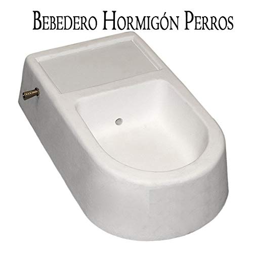 Suinga Bebedero AUTOMATICO Perros de HORMIGON 15KG. Medidas 25 x 41,5 x 10,5 cm. Útil para Animales Que tienden a morder los comederos de plásticos.