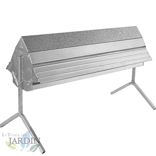 Suinga COMEDERO para CORDEROS. Medidas 208 x 80 cm. Capacidad 110 kg. Fabricado en Chapa Galvanizada