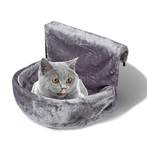 Supremery cat cuddle bag para la calefacción - acogedora tumbona cama de gato hamaca de gato sofá calefactor tumbona de gato hamaca de gato - para todos los radiadores comunes