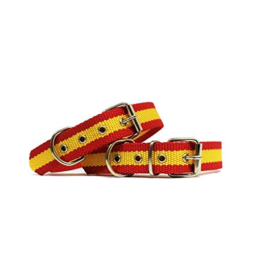 Tango and Tequila Collar para Perros Nylon de España Ancho 2,5cm - Longitud - 30cm