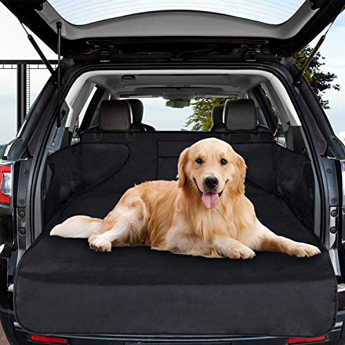 TOOGOO Protector De Tronco De Perro Perro Impermeable Cubierta del Tronco para Perros Coche Funda Protectora Universal para Perro？con Cubierta Protectora De Protección Lateral