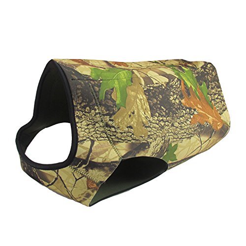 Tourbon Caza Chaleco De Perro De Neopreno Chaleco De 5 Mm De Espesor - Camo (XL)