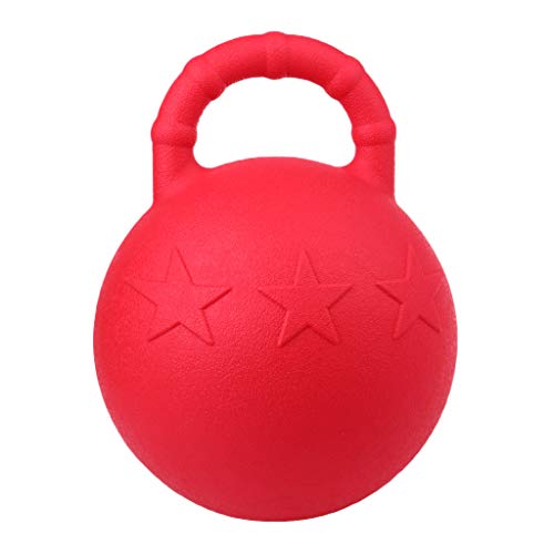 Toygogo Pelota para Caballos Bola de Juguete Mascotas de 25 cm Pelota para Masticar