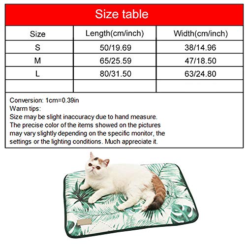 TPMALL Manta Refrigerante Perro Colchon Refrigerante para Perros Genial Cama del Perro Perro Estera Fresca Alfombrilla Fresca para Perro Caja Mat Pet Mat 50 * 38cm/19.69 * 14.96inch