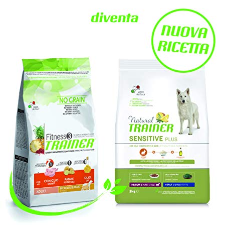 Trainer Sensitive No Grain MM Adult con Conejo, piseles, Aceite, 3000 g