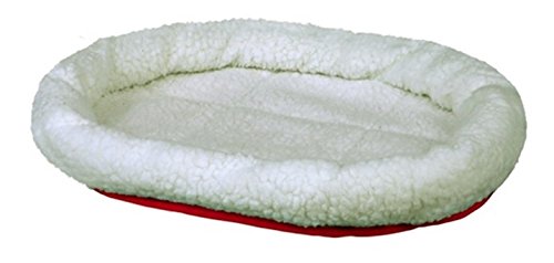 Trixie Cama Acolchada, Reversible, 47x38 cm, Rojo/Lana-bl