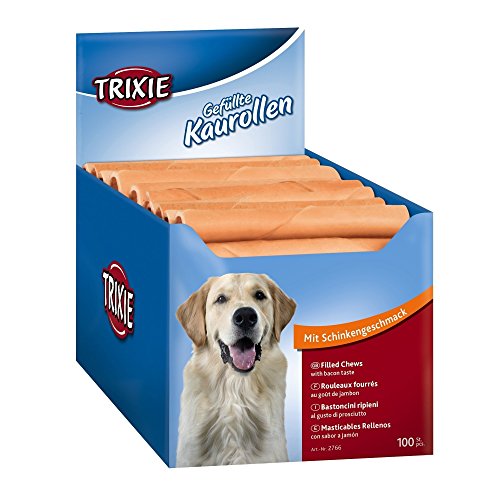 Trixie Rollos Rellenos de Salmón para Perro - 100 x 22 g, Total: 2200 g