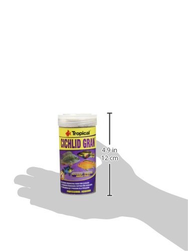 Tropical Cichlid Gran, alimento granulado con Beta-glucano, 1 Unidad (250 ml)