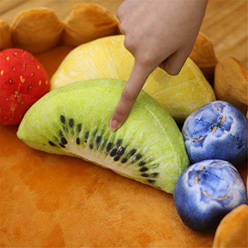 TTBD Linda Cama De Frutas Camas para Perros Gatos, Camas para Perros Pequeños del Sueño Jerarquía De La Estera Casa con Cinco Frutas Juguetes para Conejo De Indias De La Ardilla para Mascotas Cerdo