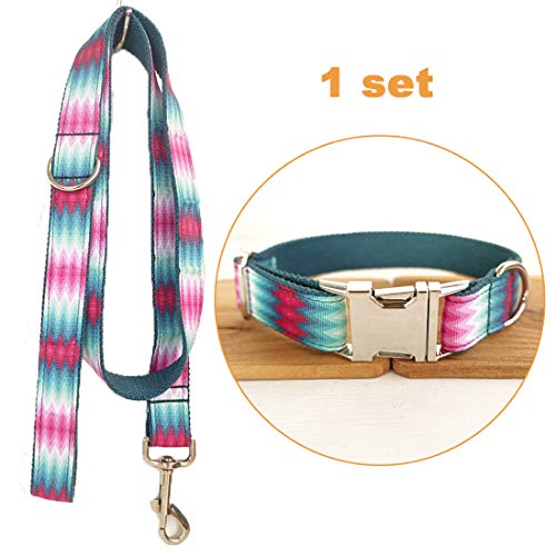 TVMALL Collar de Perro Ajustable para el Aire Libre, para Mascota, Correa, Cuerda, Collar Estilo Bohemio, para Perros medianos y pequeños