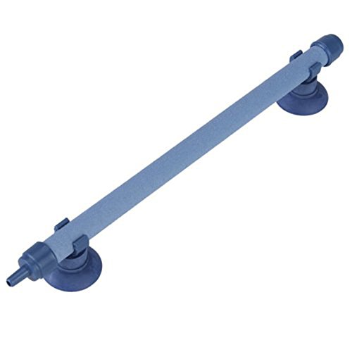 UEETEK 10 Pulgadas de Tanque de Pescado de Acuario de Burbujas de Pared de Aire Tubo de Piedra con la Taza de succión (Azul)