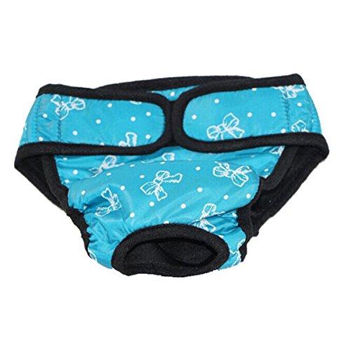 UEETEK 2 PCS Pet Dog Puppy Pañal Sanitario Physiological Pants Female Dog Shorts Bragas Menstruación Underwear Talla S