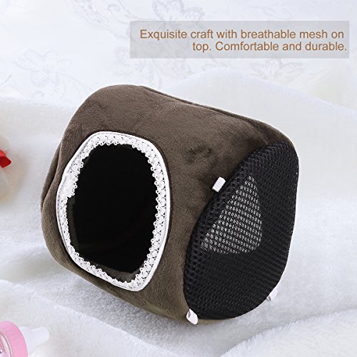 ueetek pequeño hamaca animales Hanging Snuggle Cave Hut para hámster Squirrel Chinchilla Guinea