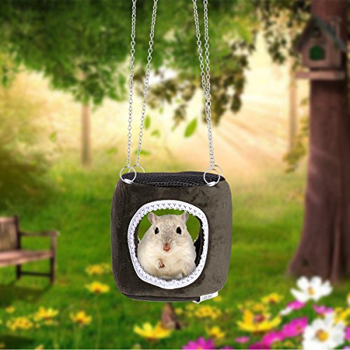 ueetek pequeño hamaca animales Hanging Snuggle Cave Hut para hámster Squirrel Chinchilla Guinea