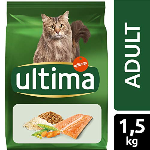 ultima Pienso para Gatos Adultos con Salmón 4 x 1.5 kg