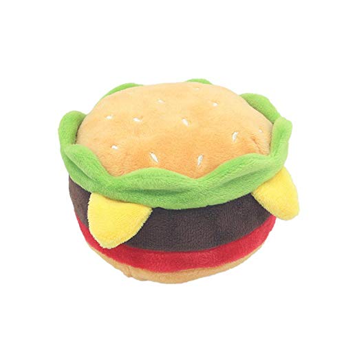 Umbranded Peluche Dulce Hamburguesa Mascota Patatas Fritas Perro Masticar muñeca