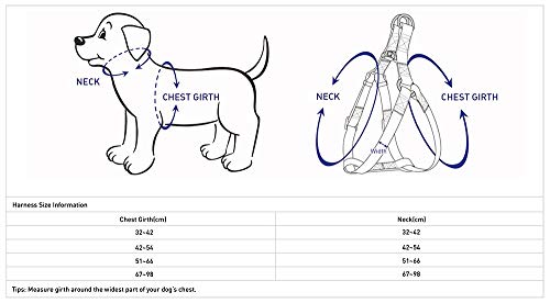 UMI. Essential Classic - Arnés para Perros L, Contorno del Pecho 67-98 cm, arneses Ajustables para Perros (Rosa)