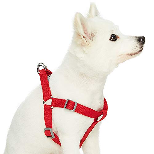 UMI. Essential Classic - Arnés para Perros M, Contorno del Pecho 51-66 cm, arneses Ajustables para Perros (Rojo)