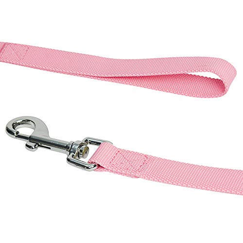 UMI. Essential Classic - Correa Resistente para Perros S, 150 x 1,5 cm, Correas básicas para Perros (Rosa)