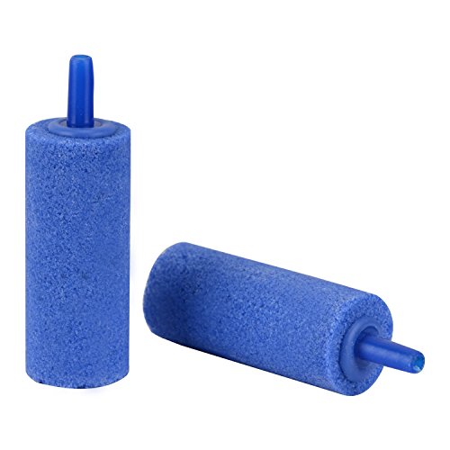 Uniclife Air Stones - Difusor de burbujas de aire para acuario, bomba de tanque de peces, color azul