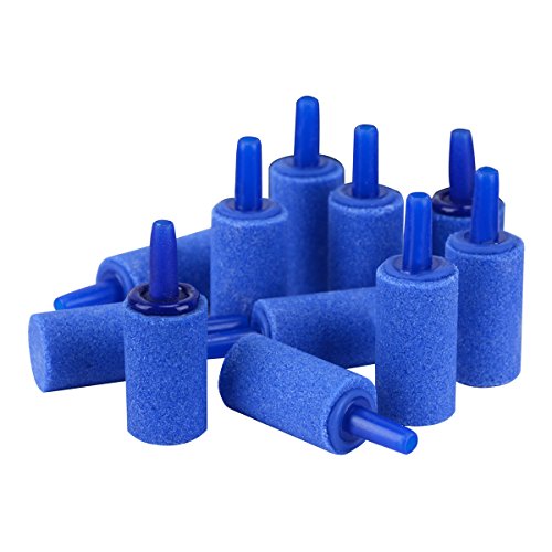 Uniclife Air Stones - Difusor de burbujas de aire para acuario, bomba de tanque de peces, color azul