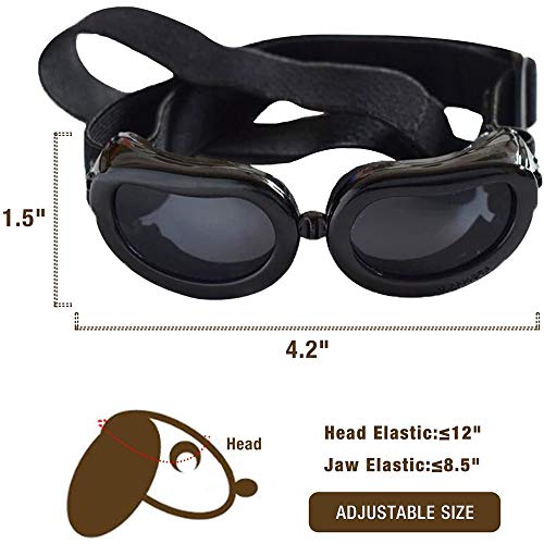 UNIIKE Gafas de Sol Gafas de pequeñas Mascotas Doggles para Gatos Perros pequeños