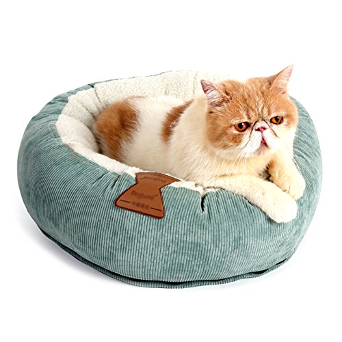 Upsmile - Cama para gato para mascotas, cama suave, cómoda para casa, cachorro, invierno, habitación cálida, arena de animales pequeños, para perro o casa, cojín redondo, accesorios para donut