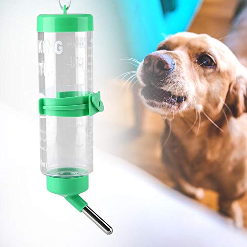 ViaGasaFamido Botella de Agua para hámster de 250 ml, sin Goteo Dispensador automático Dispensador para Beber Colgante Fuente para Beber para pequeños Animales Jerbo Chinchillas Ardilla de cobaya