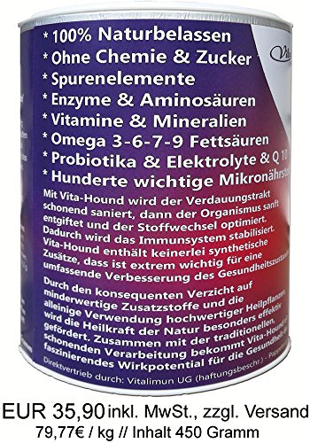 'Vita Hound Intensivo Kur para el perro despierta la increíble Fuerza del immunsystems "