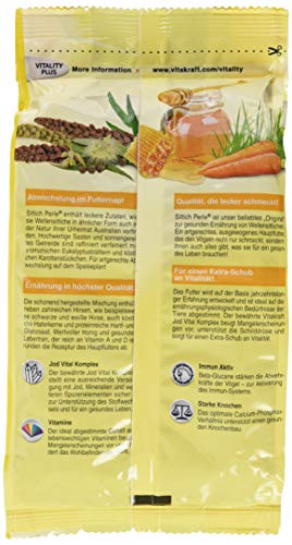 Vitakraft Fuerza periquitos Perle +Vita Herbs, 1er Pack (1 x 500 g)