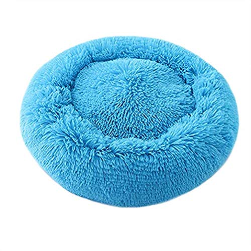 Vivi Bear Cama Gato Cama Perro Extra Suave Cómodo Lindo,Cojín de Gato Lavable de la Cama,Lecho Ovalado de Cueva de anidación Adecuado para Gatos y Perros pequeños y medianos