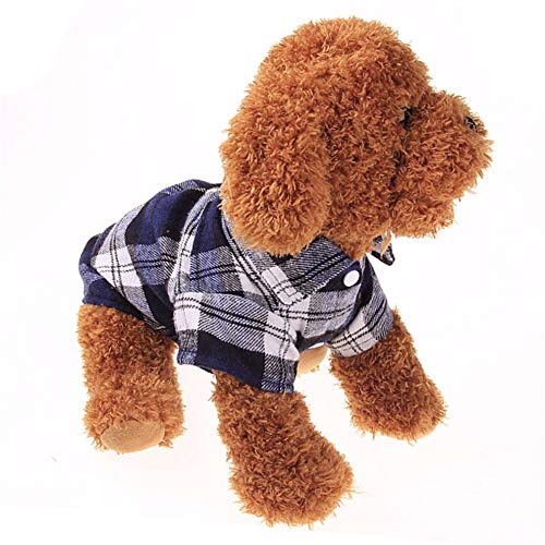 WESDOO Chaleco Perro Verano Ropa para Gatos Verano Ropa de Gato Mascotas Abrigo de Perro Ropa Linda Doggy Abrigos Bulldog Francés Ropa Cachorro Abrigo Blue,XL