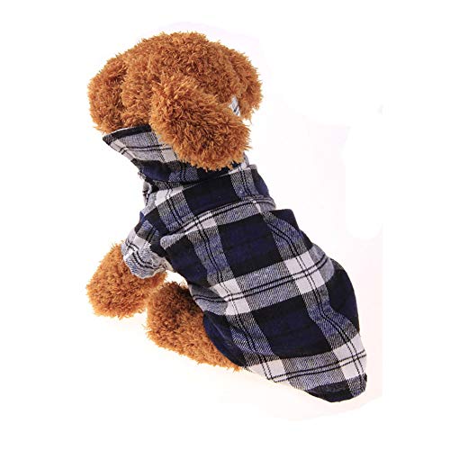 WESDOO Chaleco Perro Verano Ropa para Gatos Verano Ropa de Gato Mascotas Abrigo de Perro Ropa Linda Doggy Abrigos Bulldog Francés Ropa Cachorro Abrigo Blue,XL