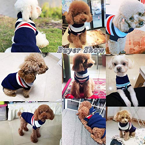 WPETM Ropa para Gatos y Perros Navidad Perro Gato Jersey Regalo Invierno Cálido Ropa para Perros pequeños Perros medianos Grandes,XL